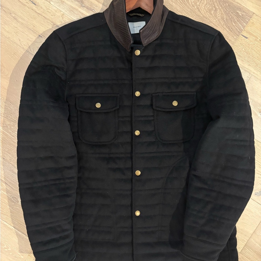 Billy Reid Quilted Chore Theo Shirt Jacket